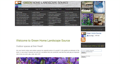 Desktop Screenshot of green-home-landscape-source.com
